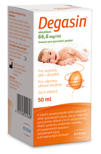 Degasin® simetikon 66,6 mg/ml emulze